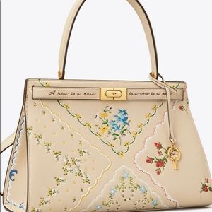 COPY - NWT Tory Burch Lee Radziwill leather bag new cream